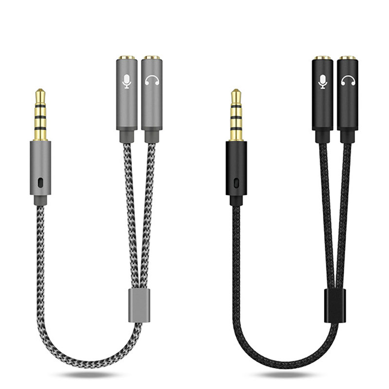 Earphone Splitter Jack - 1 шт. Аудио-сплиттер 3,5 мм Y-образный