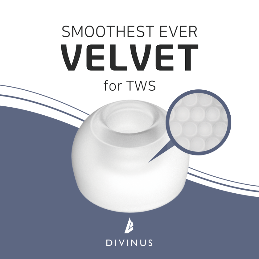 Wireless Earbuds Tws - ELOIT/ Divinus Velvet Eartips для беспроводных