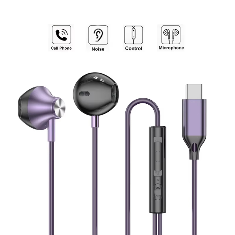 Wired Earphone Mic - Проводные наушники-вкладыши Hi-Fi, музыкальные наушники-вкладыши Handfree,