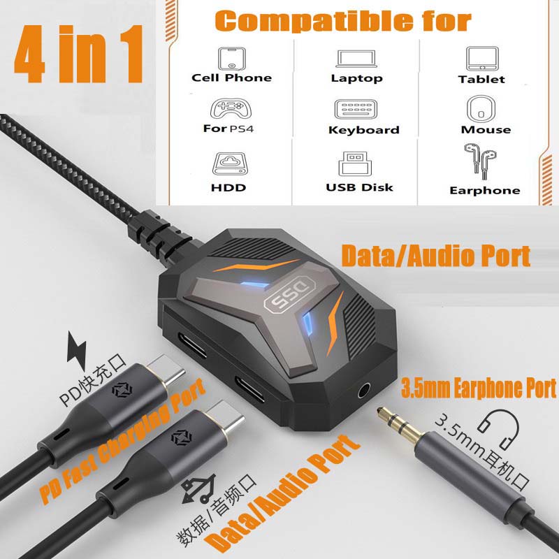 Cable Extension 3.5 - Адаптер-разветвитель Type-C: USB-C на 3,5 мм