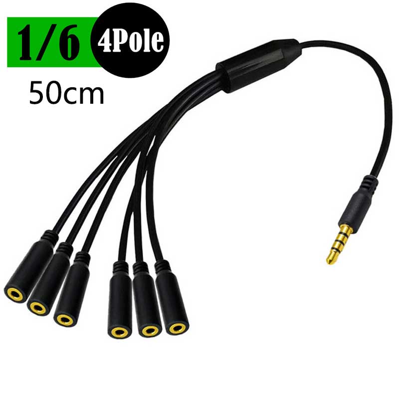 Earphone Splitter Jack - Аудио-разветвитель для наушников 3,5 мм, удлинитель