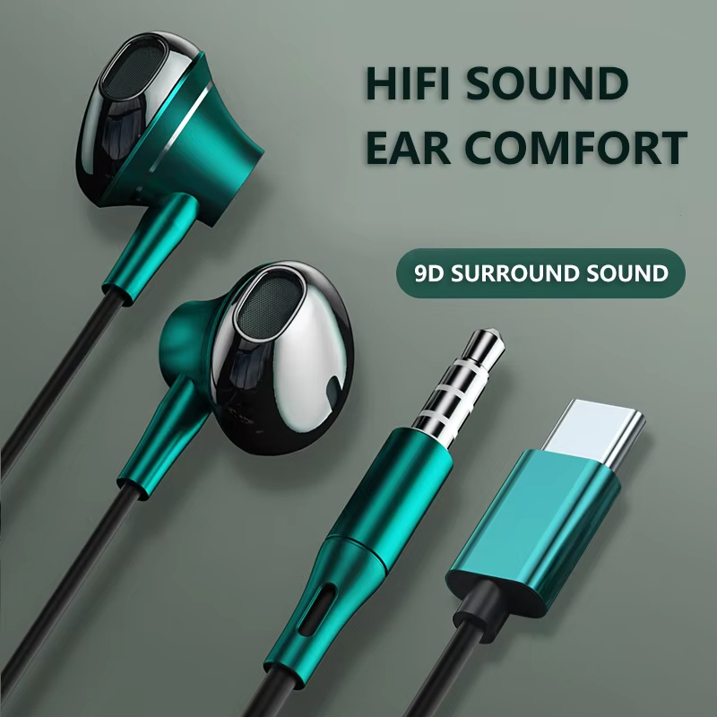 9D басовые стерео наушники тип – обзор и цена Wired Earphone Mic