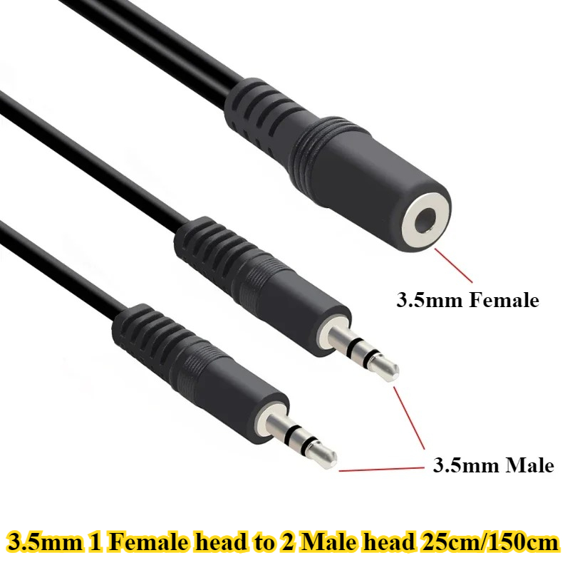 2/5 шт./лот, аудиокабель-разве – обзор и цена Earphone Splitter Jack