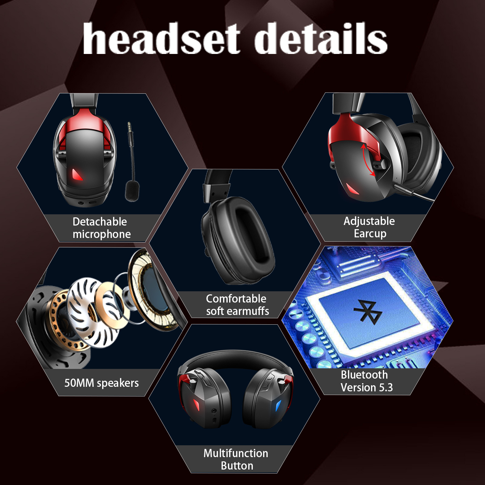Беспроводная игровая гарнитура – обзор и цена Gaming Headset Rgb